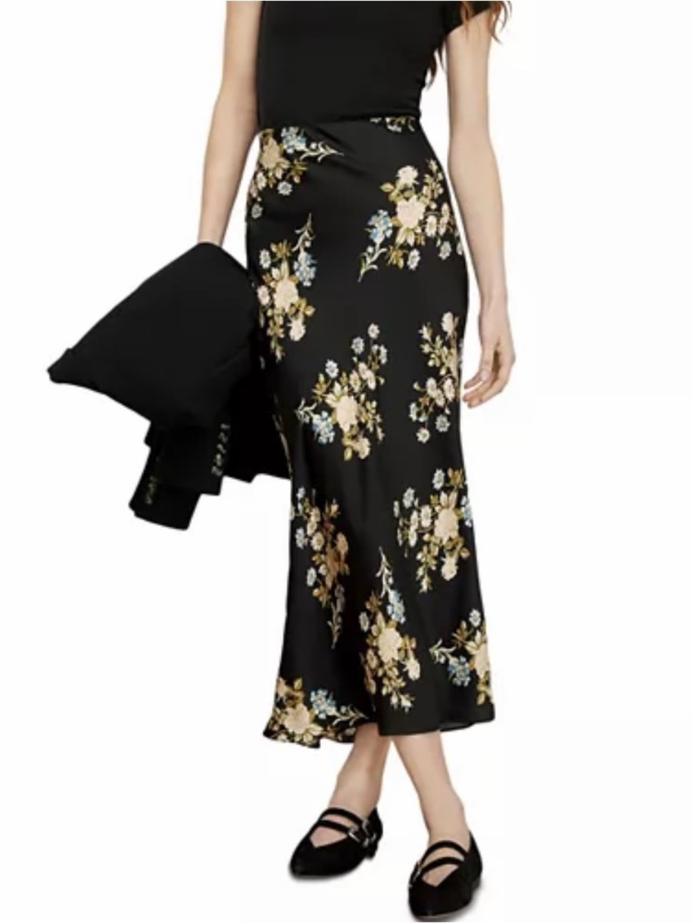 NWT Veronica Beard Clover Slip Skirt